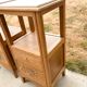 Art Deco pair of bedside tables in oak, 1930s.