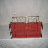 Side table with magazine holder from the 50s