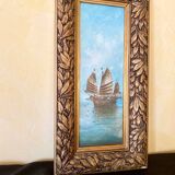 2 paintings, marine subject