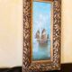 2 paintings, marine subject