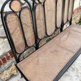 Vintage cane bench
