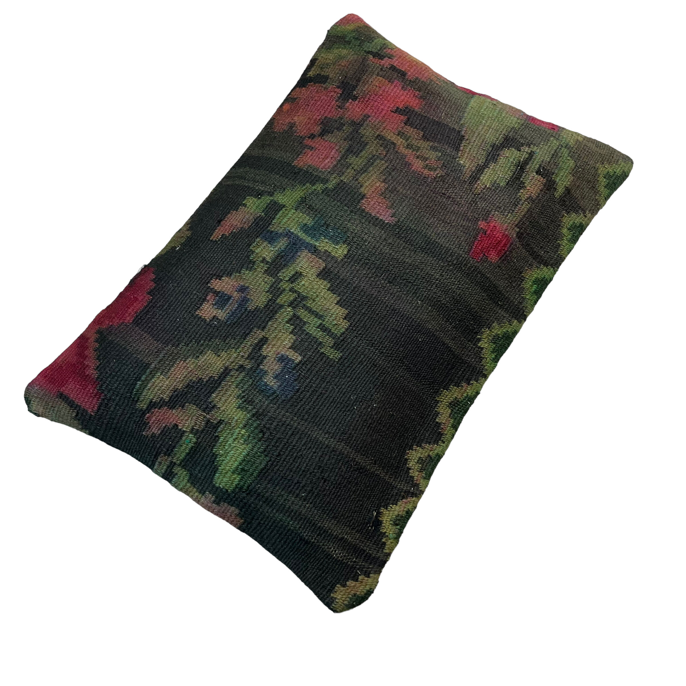 Vintage turkish kilim cushion cover 30x50cm