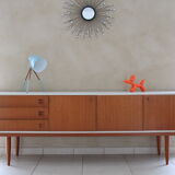 Enfilade design scandinave vintage en teck