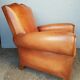 Havana leather club armchair 1930/40