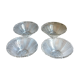 Ensemble de 4 coupelles anciennes en verre