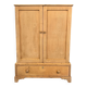English wardrobe in raw wood