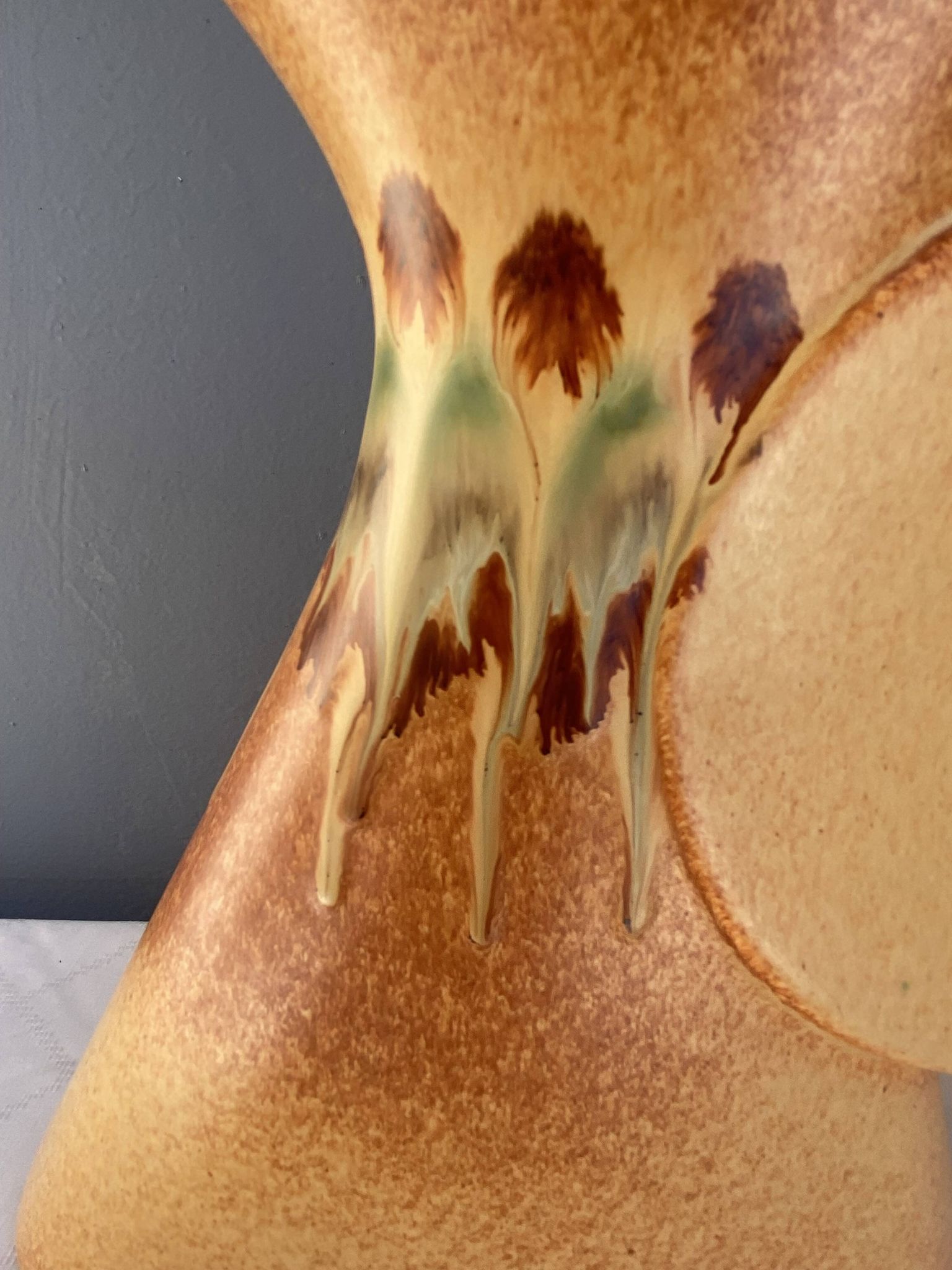 Vase Bertoncello en céramique, Italie années 60