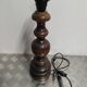Turned wooden lamp base