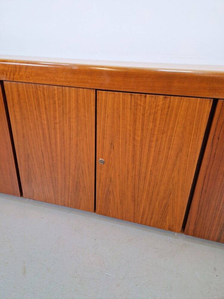 Enfilade en teck danois vintage, années 1960