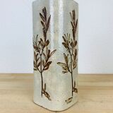 Herbarium vase by Raymonde Leduc in Vallauris 25 cm