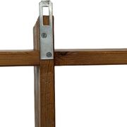 Vintage Wall shelf rack Pinewood wood 70s design