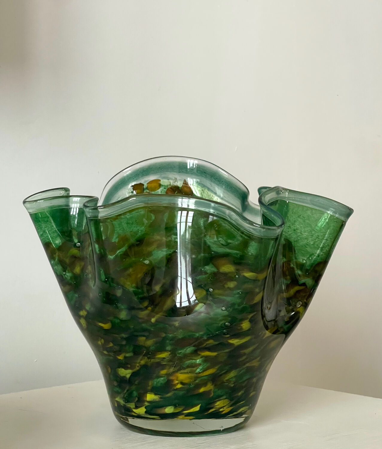 Blown glass vase 1970.