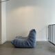 Chauffeuse togo bleu par Michel Ducaroy pour Ligne Roset