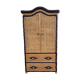 Armoire en rotin 1970