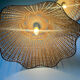 60s rattan chandeliers (X2)