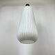 Vintage MCM glass pendant with metal rod