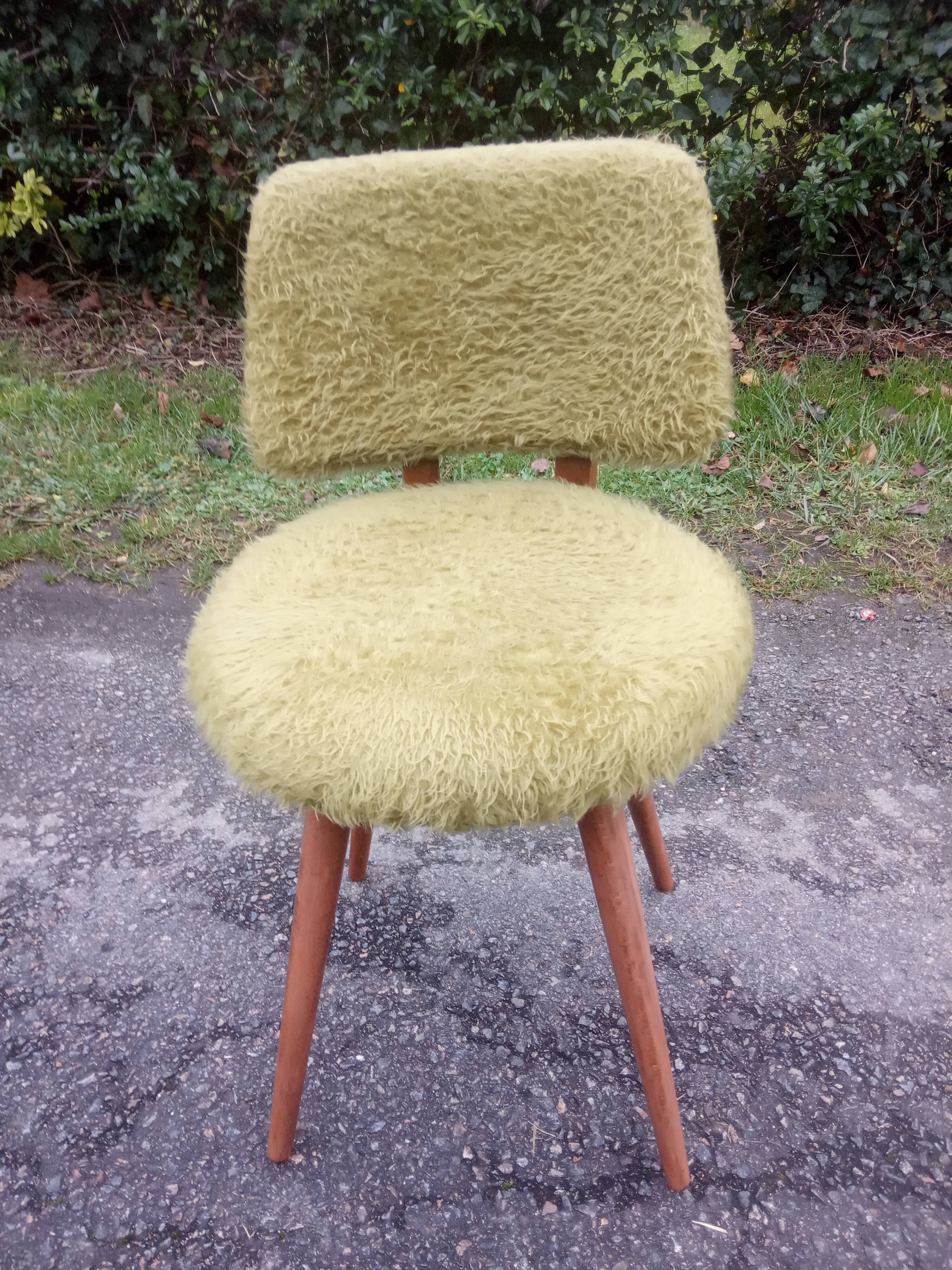 4 vintage moumoutes chairs