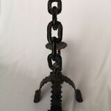 Brutalist style candlestick holder