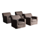 Lounge Chairs by Christian Liaigre, France, 1990s