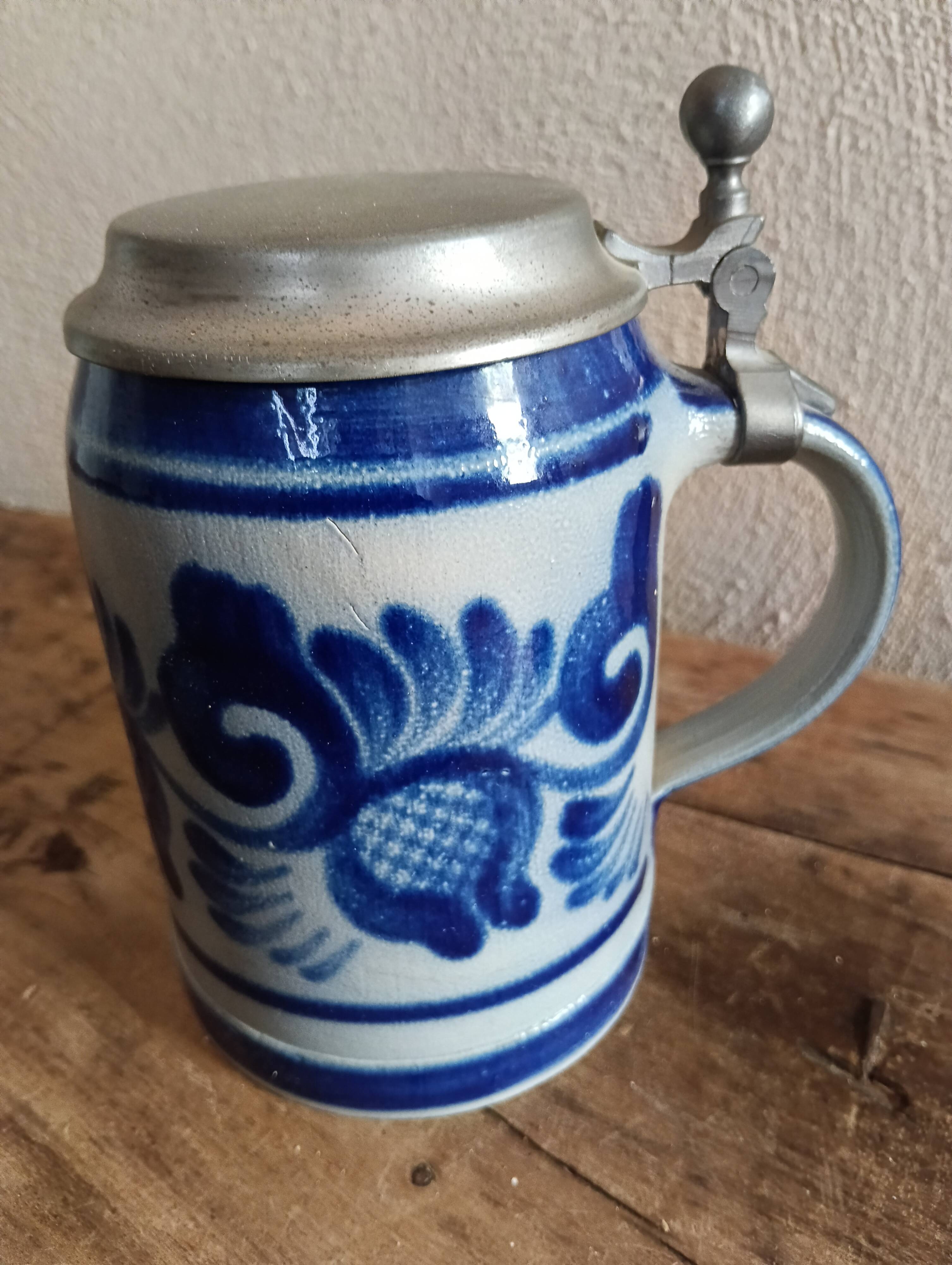 CHOP A GERMAN BEER IN GREEK "KERAMIK HEUKÄUFER" VINTAGE
