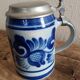 CHOP A GERMAN BEER IN GREEK "KERAMIK HEUKÄUFER" VINTAGE