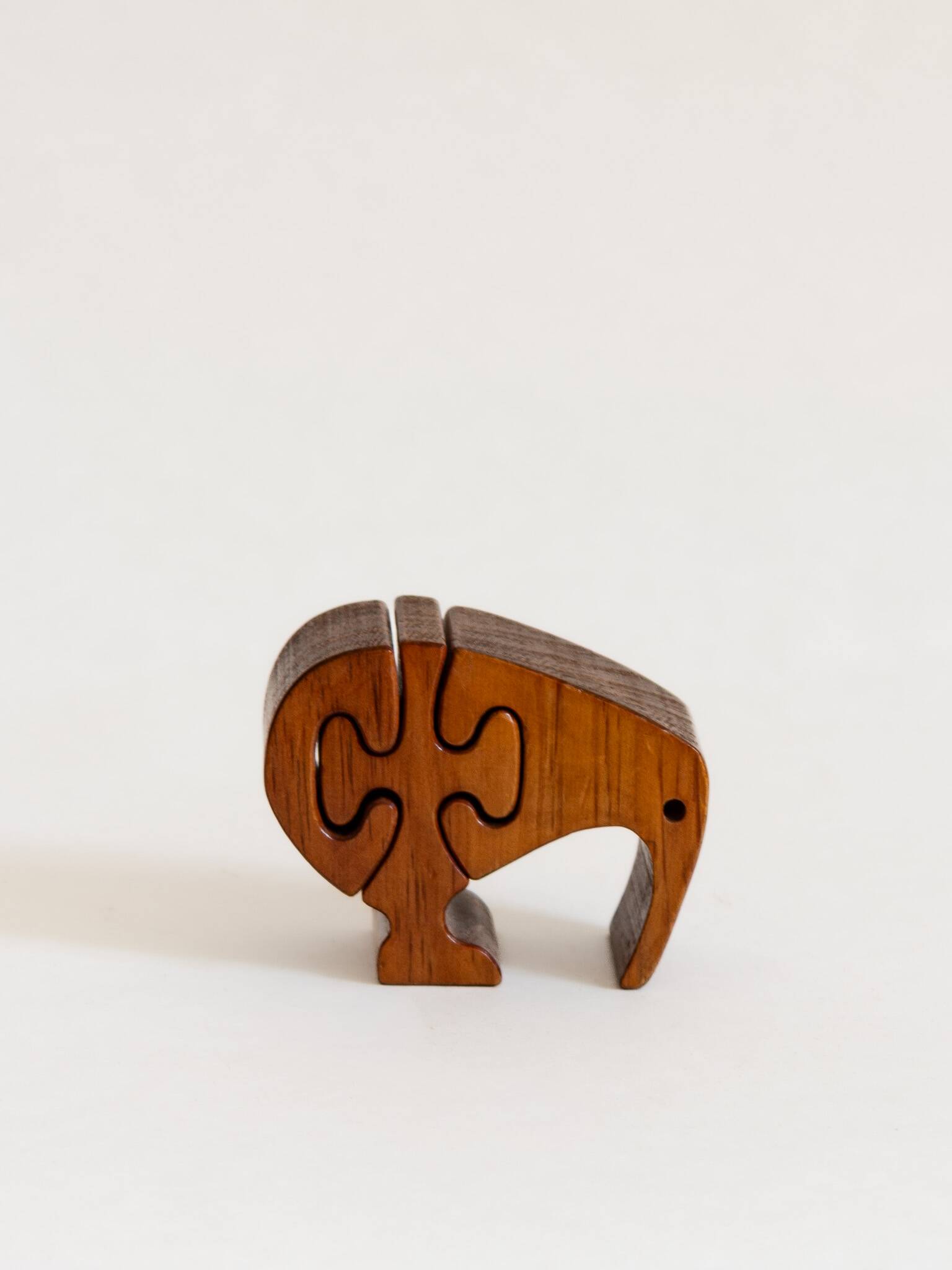 Jouet puzzle en forme de Kiwi, Nouvelle Zélande, années 70