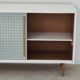 Commode bleue et blanche par Drevopodnik Brno 1960