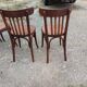 5 Chaises bistrot Thonet bois