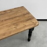 Farm table desk turned legs