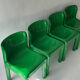 Set of 4 Carlo Bartoli Model 4875 chairs for Kartell, Italy 1970