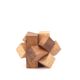 Wooden puzzle paperweight, 1970s
