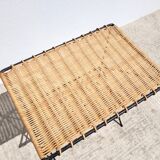 1960 rattan magazine harness triangular