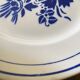 Set of 4 flat plates mismatched