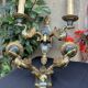 Pair of bronze wall lights – Empire style – Maison Lucien Gau