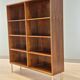 Vintage rosewood bookcase designed by Omann Jun