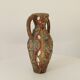 Vintage 70s amphora vase with volcanic effect