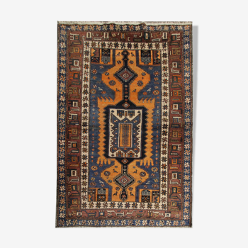 Vintage persian hamadan area rug- 136x192cm