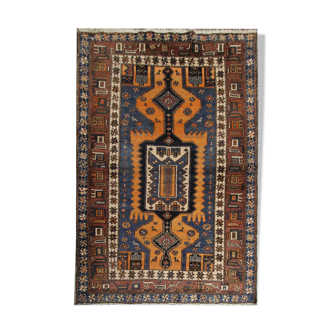 Vintage persian hamadan area rug- 136x192cm