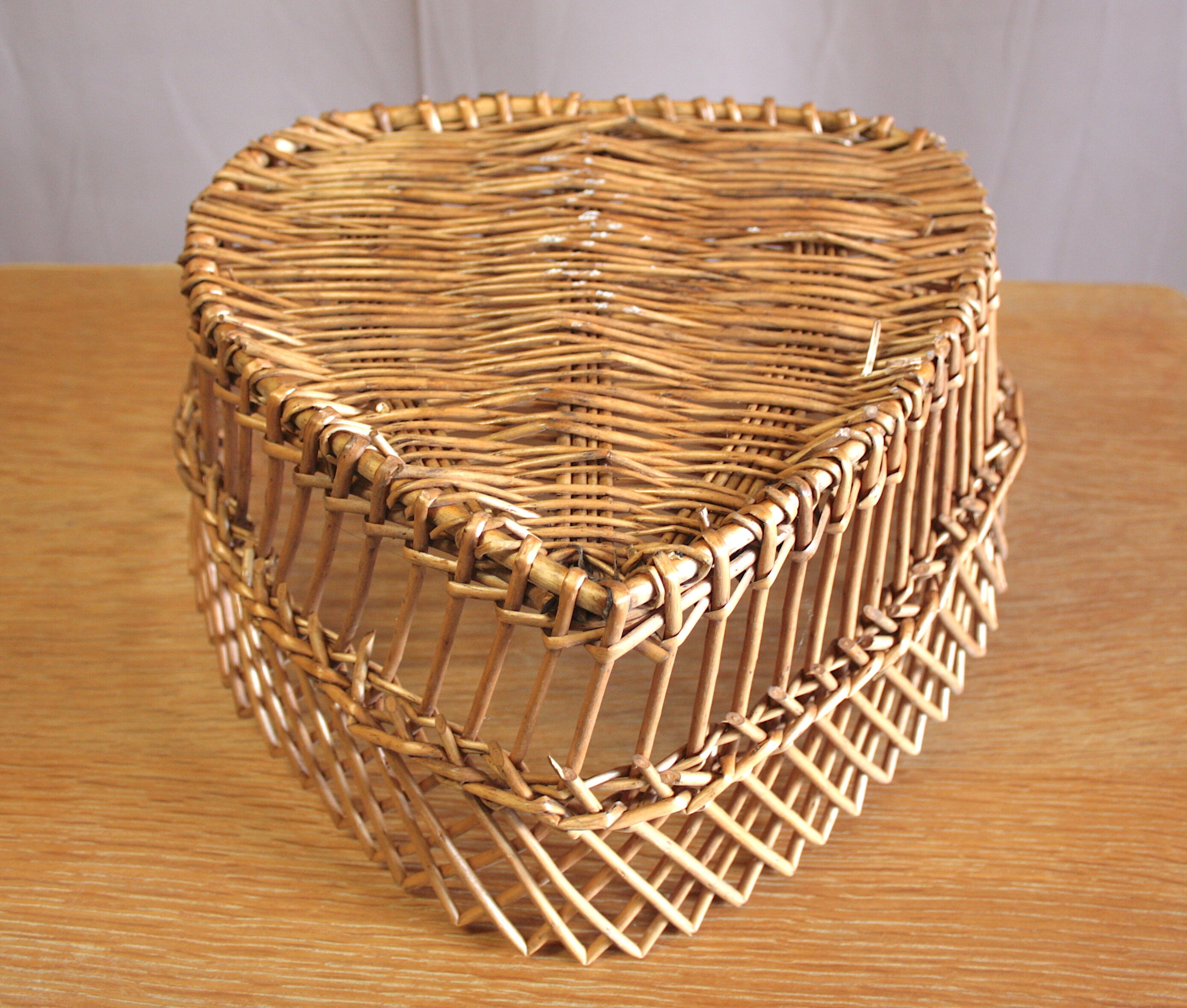 Heart in rattan basket