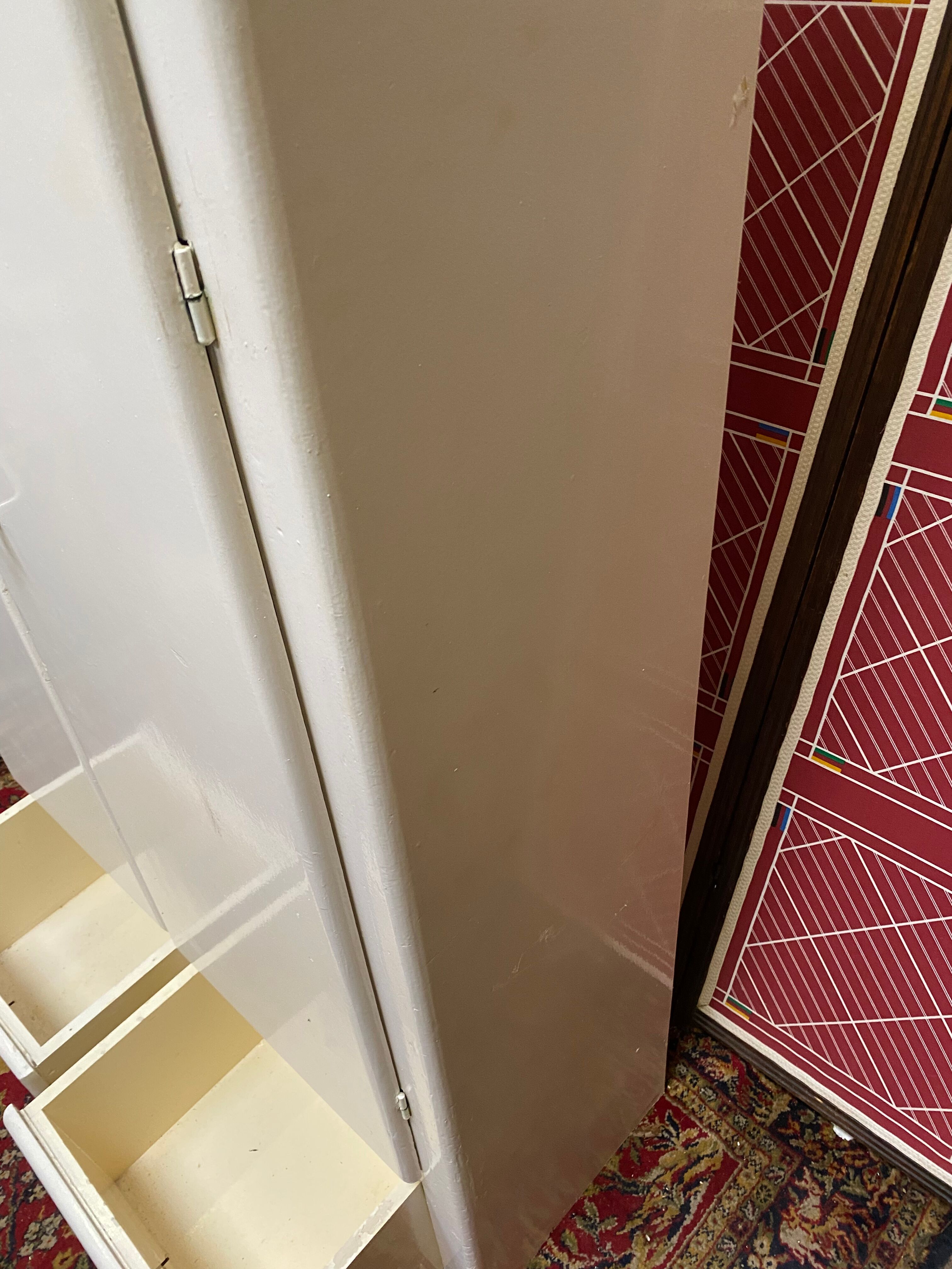 Parisian wardrobe 50s, two doors, two drawers