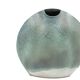Mid-century modern blue ceramic solifleur vase, France 1970