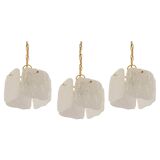 1 of 3 Small Murano glass pendant by Kalmar, Germany, 1960s