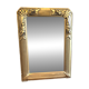 Miroir art deco doré 74 X 55 cm