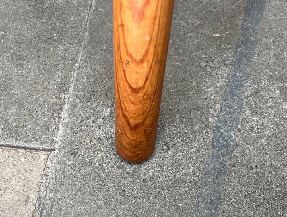 Mid-century pine sauna stool by Bertel Gardberg for Artek, 1950s.