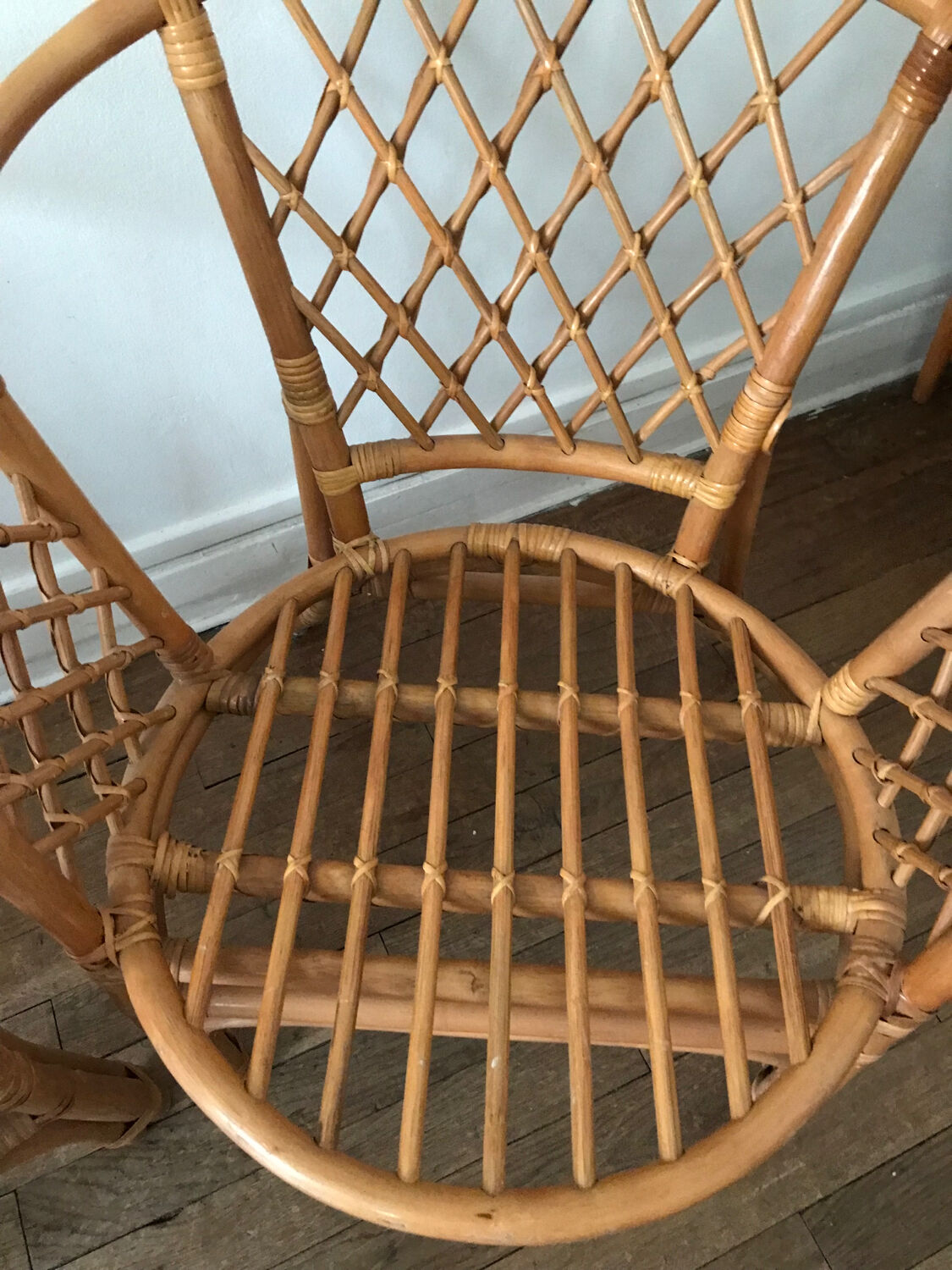 Fauteuils en rotin
