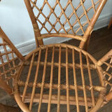 Rattan armchairs