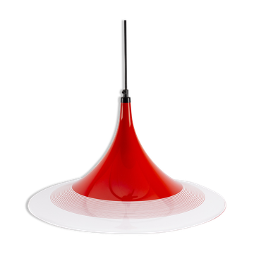 Red Acrylic Witch's Hat Lamp