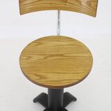 Chaise de bureau pivotante, Tchécoslovaquie 1950