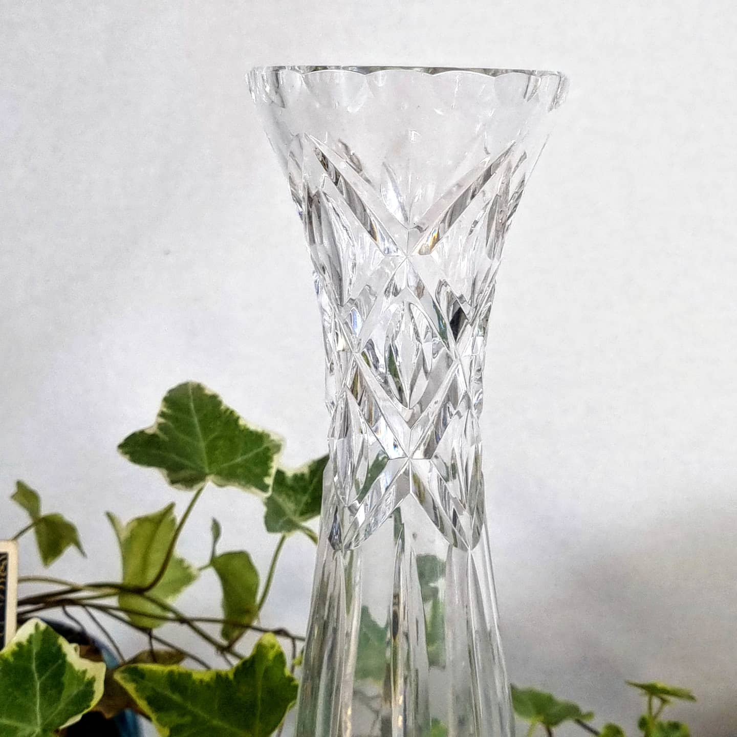 Vase en cristal ciselé