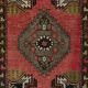 Handmade Accent Rug. Vintage Door Mat. Turkish Seat Cover. Entryway Mat. Kitchen Rug